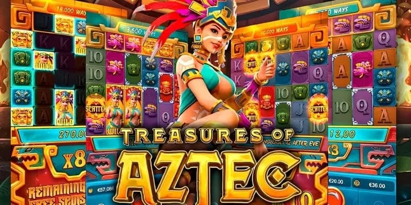 Trò chơi quay thưởng kho báu Aztec độc đáo